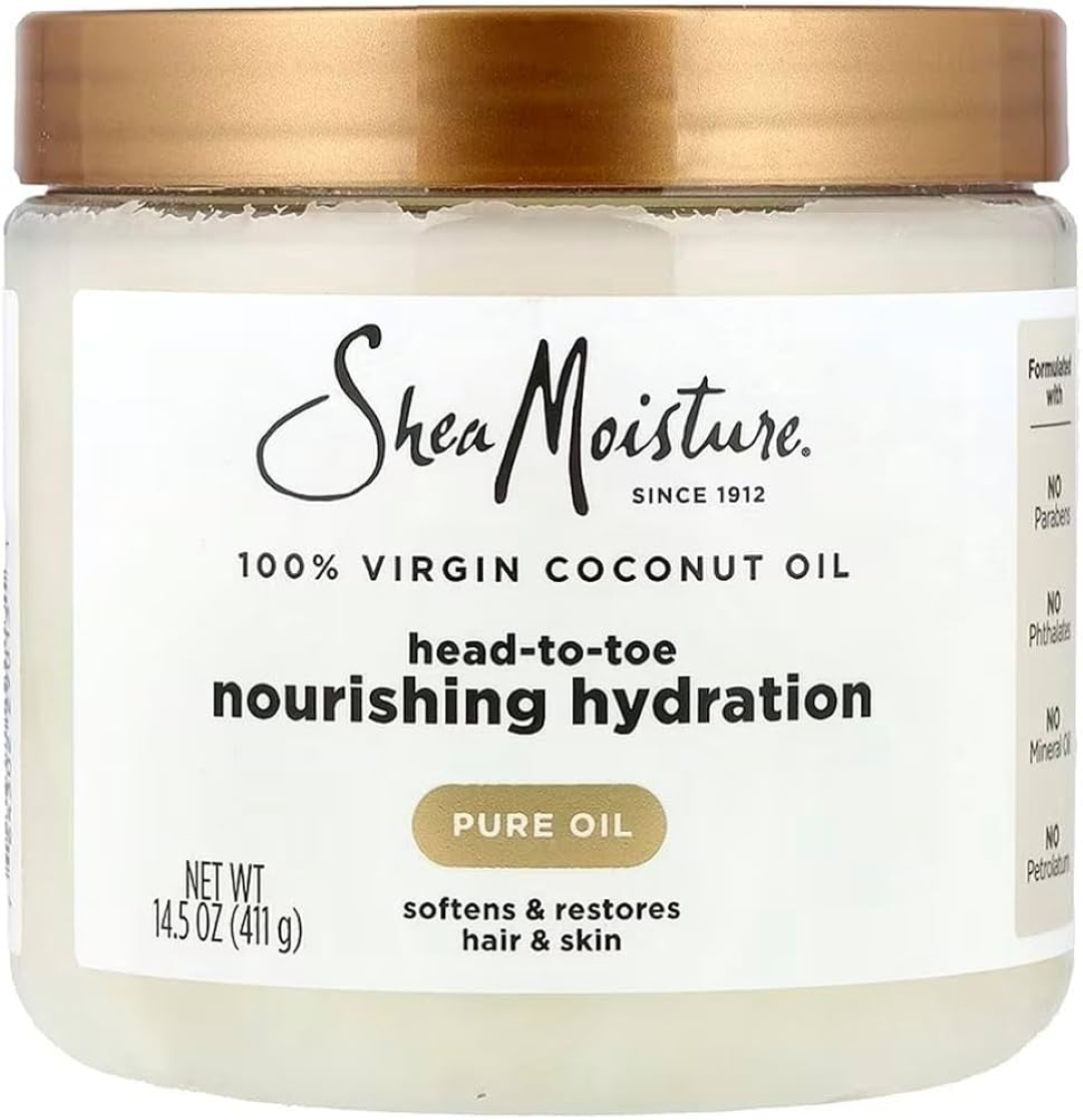 SHEA MOISTURE 100%EXTRA VIRGIN COCONUT OIL 444ML